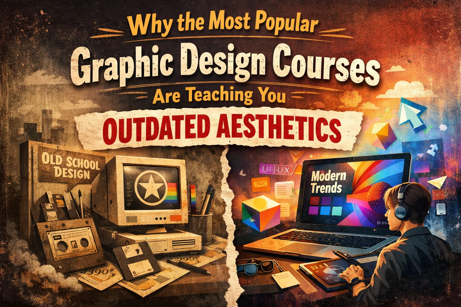 Why Popular Graphic Design Courses Teach Outdated Aesthetics