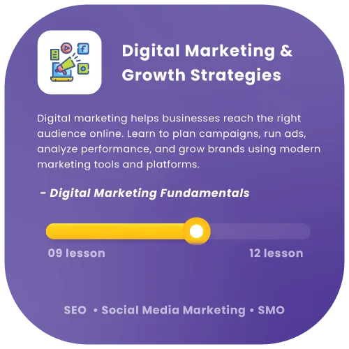 digital marketing online course with live projects